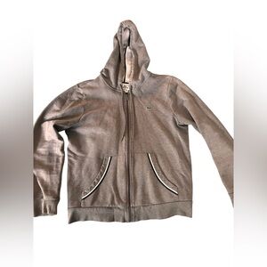 Lacoste Gray Zip-Up Hoodie